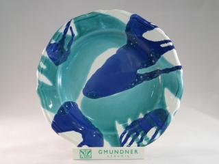 Gmundner Keramik-Teller/Dessert barock